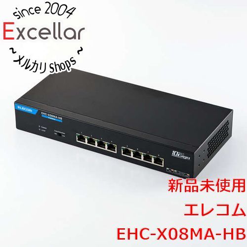 [bn:2] エレコム　10Gマルチギガ対応8ポートスイッチ　EHC-X08MA-HB　ブラック