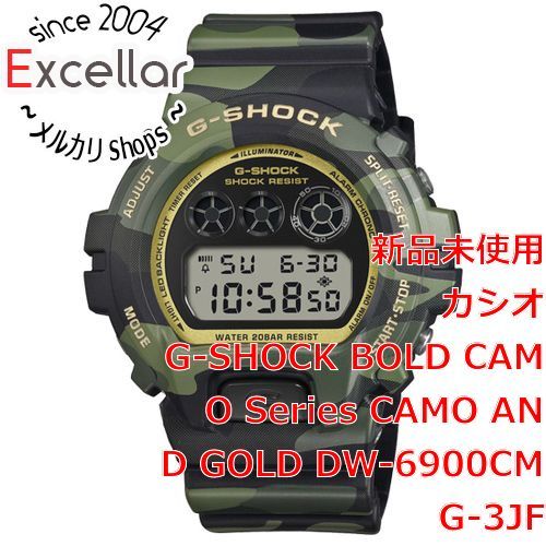 [bn:17] CASIO　腕時計 G-SHOCK BOLD CAMO Series CAMO AND GOLD　DW-6900CMG-3JF