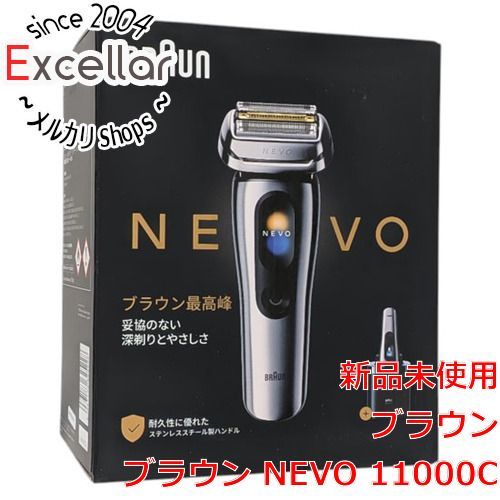 [bn:1] Braun　シルクシェーバー ブラウン NEVO　11000C　シルバー 44,172円