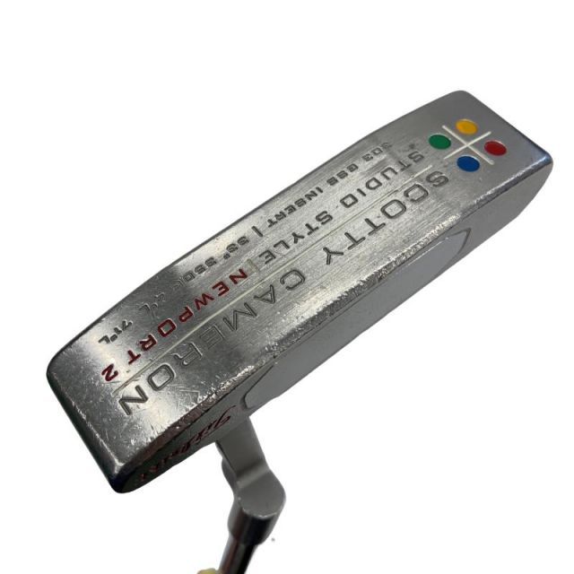 【中古】 タイトリスト SCOTTY CAMERON STUDIO STYLE NEWPORT 2 350G 33インチ パター PT スチール (フレックスその他) メンズ 男性用 右利き 右用 Dランク ゴルフクラブ