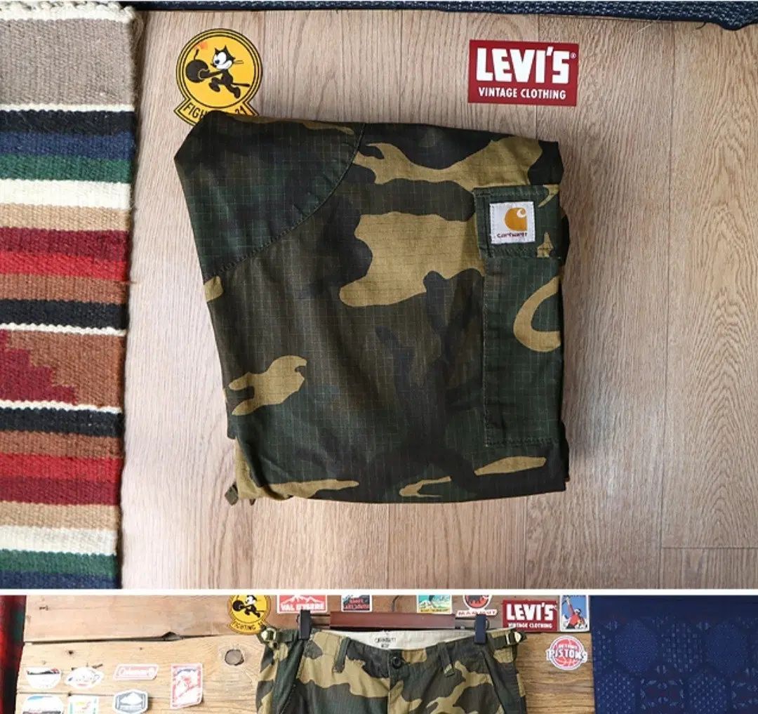 Carhartt WIP カーハート カモ カーゴパンツ 30