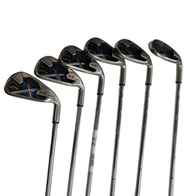 【中古】 キャロウェイ X・22 6S USA アイアンセット IR Callaway Golf Steel (フレックスUNI) メンズ 男性用 右利き 右用 Cランク ゴルフクラブ