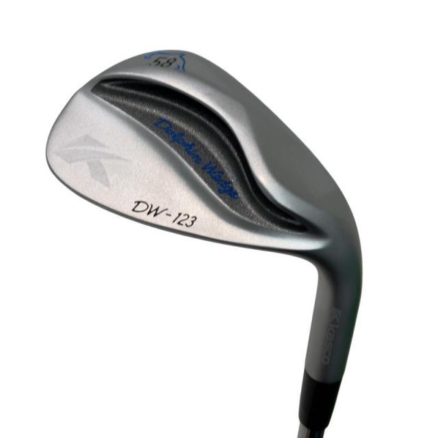 【中古】 キャスコ Dolphin Wedge DW-123 シルバー 58° ウェッジ WG 純正特注シャフト (フレックスS) メンズ 男性用 右利き 右用 Bランク ゴルフクラブ 14,036円