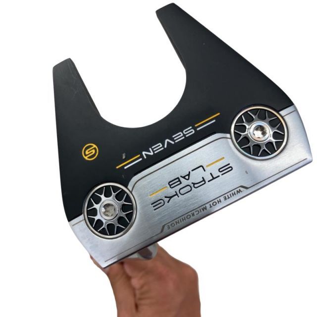 【中古】 オデッセイ STROKE LAB SEVEN S 34インチ パター PT STROKE LAB (フレックスその他) メンズ 男性用 右利き 右用 Cランク ゴルフクラブ