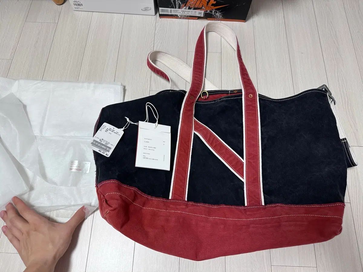 ナイスネス niceness ラッシュ lesh レッシュ 26ss トートバッグ クロスバック 出品