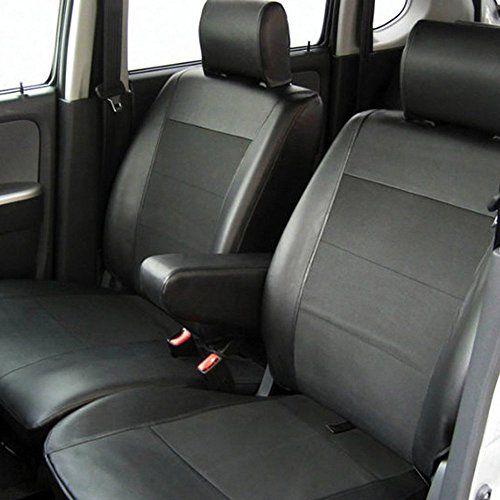 N◆MK53S スペーシア/スペーシアカスタム専用シートカバー レザー&パンチング (スペーシアカスタム) c348f125