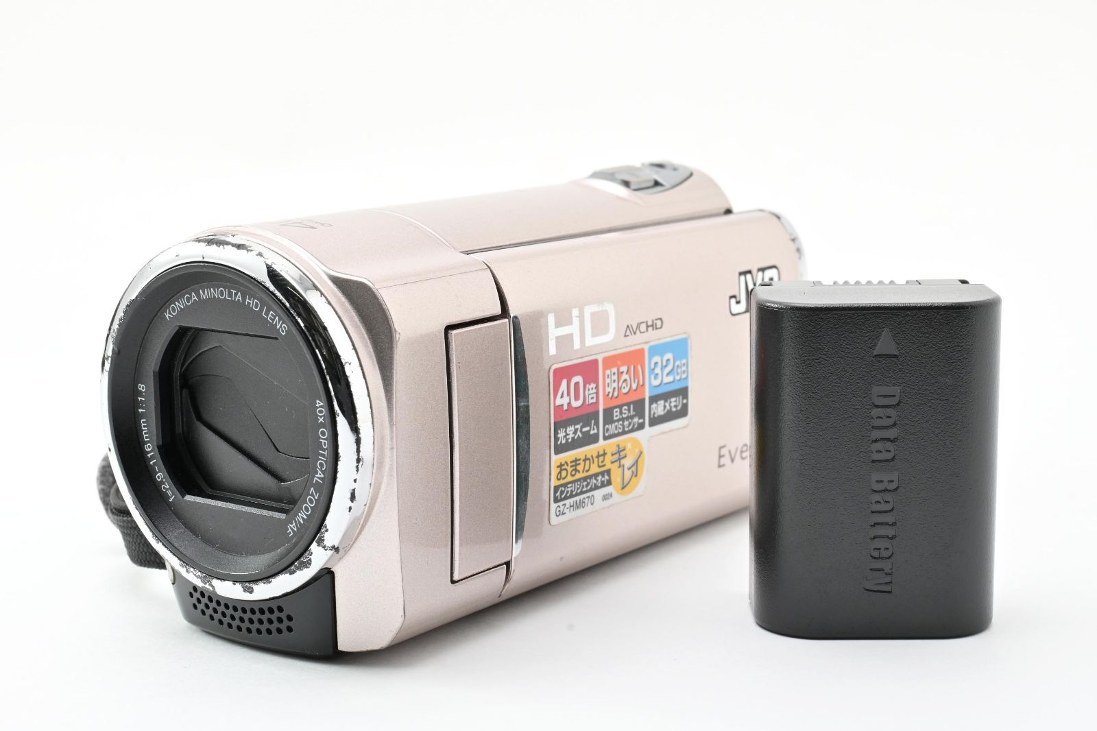 ★良品★ ビクター JVC GZ-HM670 ピンク #5599W0833