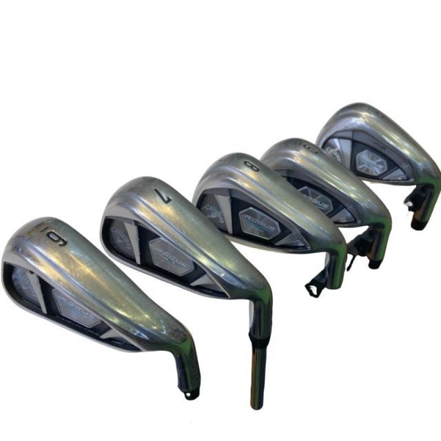 【中古】 キャロウェイ ROGUE STAR 5S アイアンセット IR NS PRO ZELOS 7 (フレックスS) メンズ 男性用 右利き 右用 Cランク ゴルフクラブ