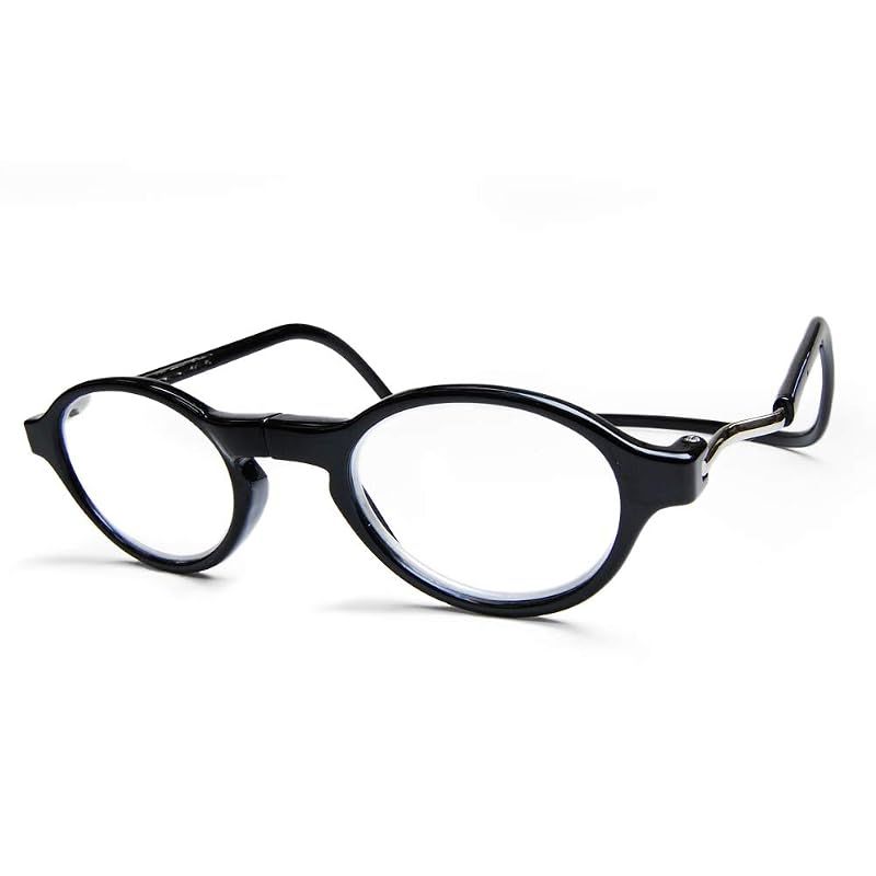 【新品】 [CliC] クリッククラシック クリックリーダー老眼鏡・リーディンググラス クリックショップオリジナル (ブラック, 1.50)
