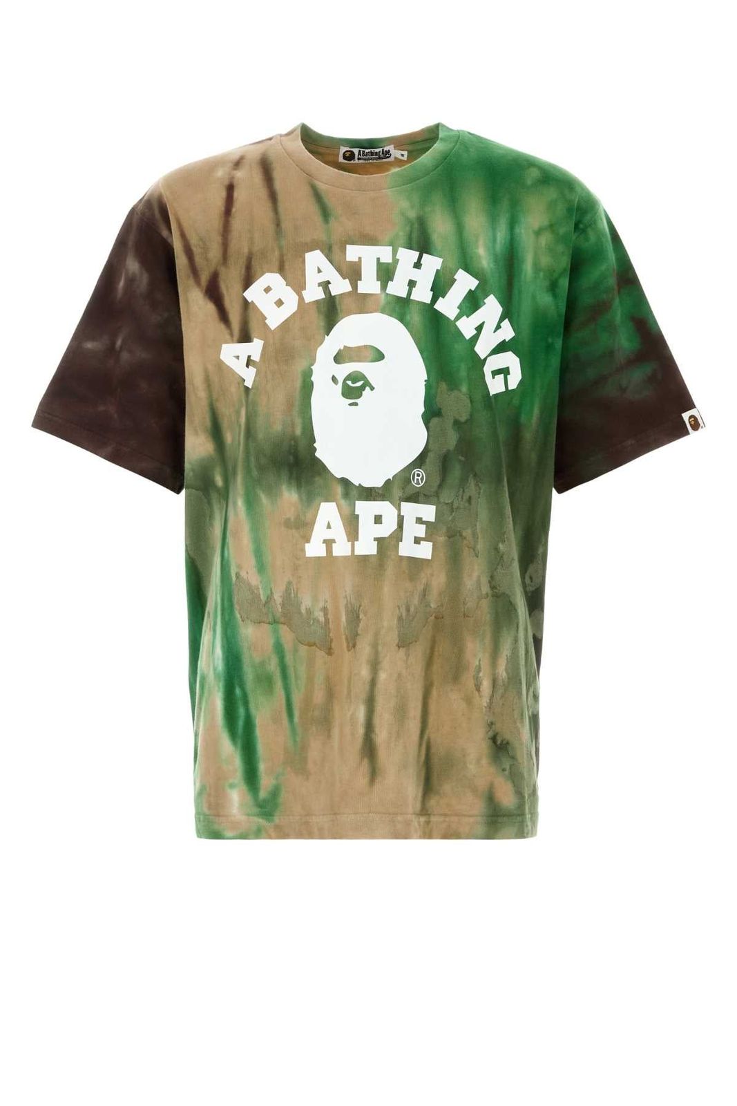 BAPE Bape Ice dye college relaxed fit tee m