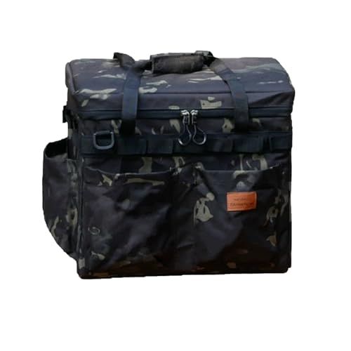 キャンプ ソフトコンテナ 収納ボックス ギアボックス ツールボックス 36L トランク収納 大容量 車載収納 ソロ用 底面防水 仕切り付き 折り畳み式 工具バッグ 軽量 持運び便利t