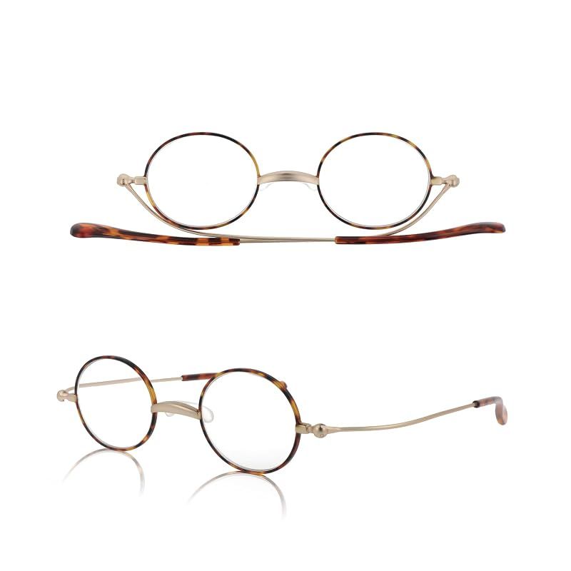 【新品】 [SHIORI] 栞 累進老眼鏡 レディース おしゃれ 累進レンズ 薄型リーディンググラス ラウンド ケース付き SI-12R-2 +1.50 7,672円