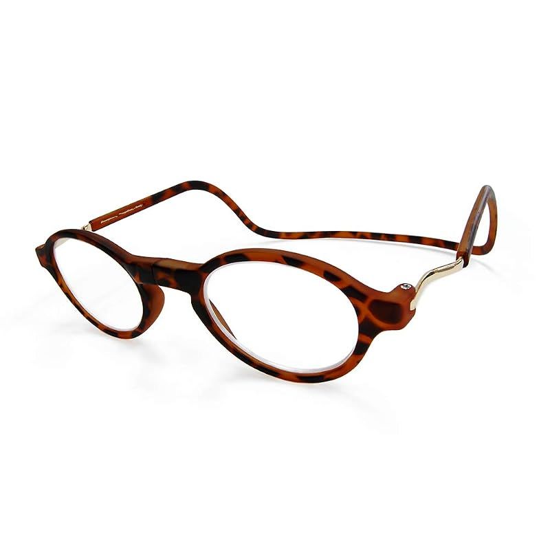 【新品】 [CliC] クリッククラシック クリックリーダー老眼鏡・リーディンググラス クリックショップオリジナル (マットブラウン, +1.00)