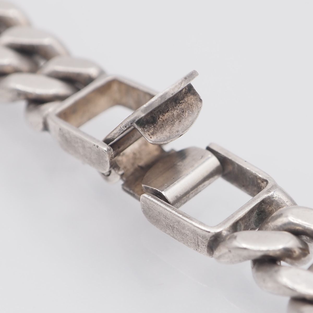 A640 喜平 キヘイチェーン SILVER刻印 ブレスレット 20cm/6.8mm/23.8g