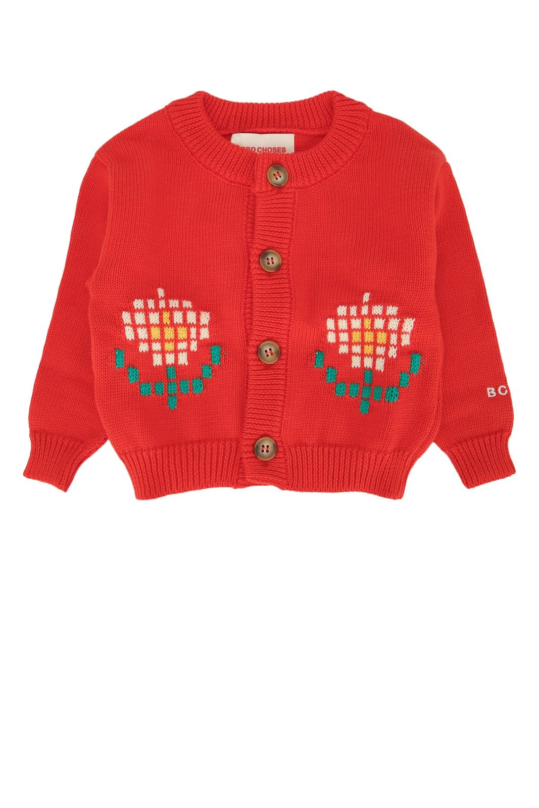BOBO CHOSES Bobo Choses Pixel daisy cardigan