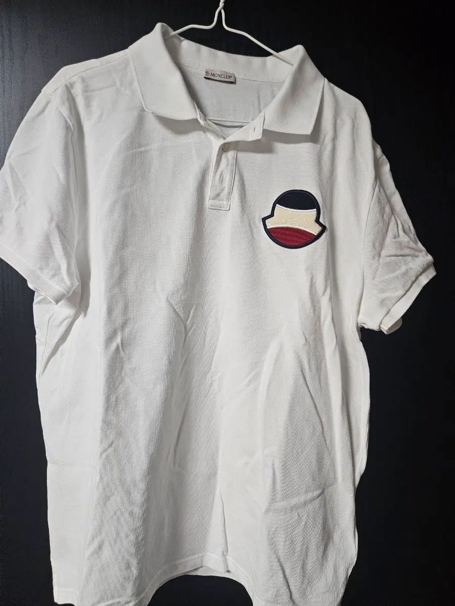 モンクレール 半袖 カラーTシャツ 白 サイズ4