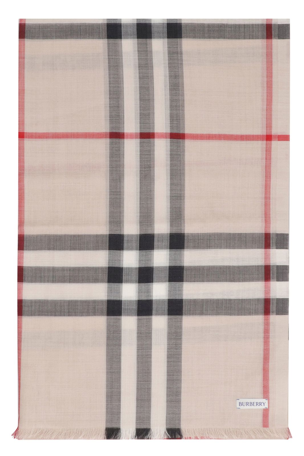 Burberry Burberry Wool and silk scarf