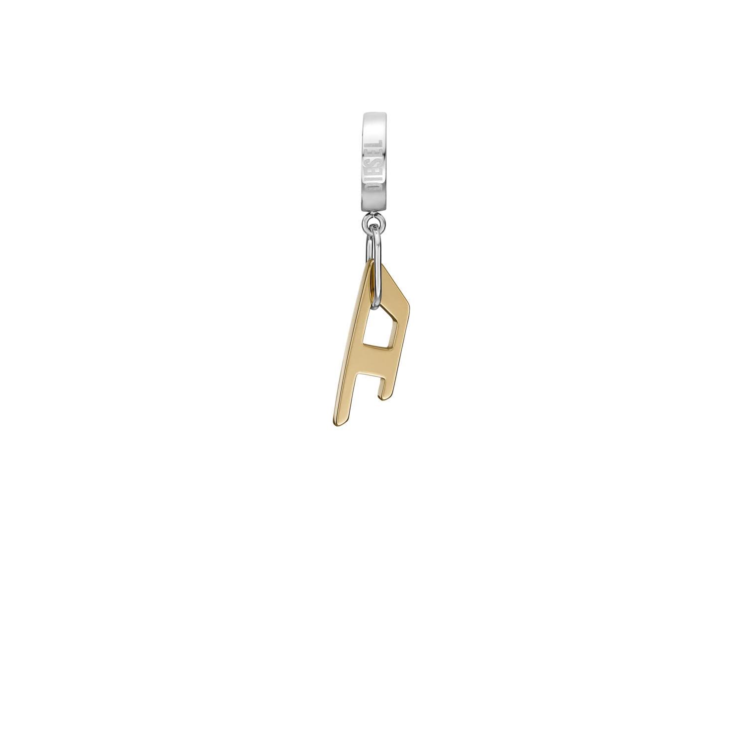 Diesel オールジェンダー ステンレススチール イヤリング, Length: 13.3MM, Width: 3MM, Height: 13.3MM, ステンレス鋼, 宝石なしpms ceff10bc