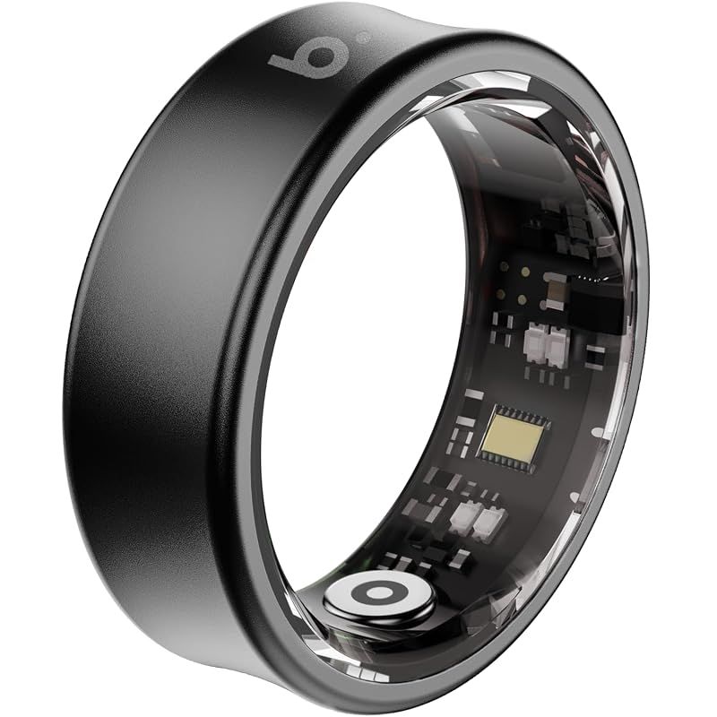 【新品】 b.ring スマートリング G1Sチタンモデル / ブラックUS9号(日本基準18?20号/内周60.0mm)