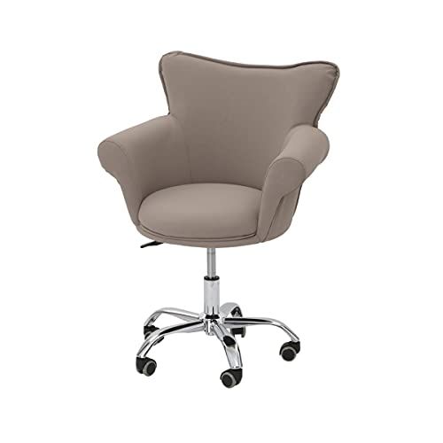 ★新品★バタフライチェア グレイ エステスツール ネイルスツール キャスター付き 背もたれ付き 昇降式 0d761314