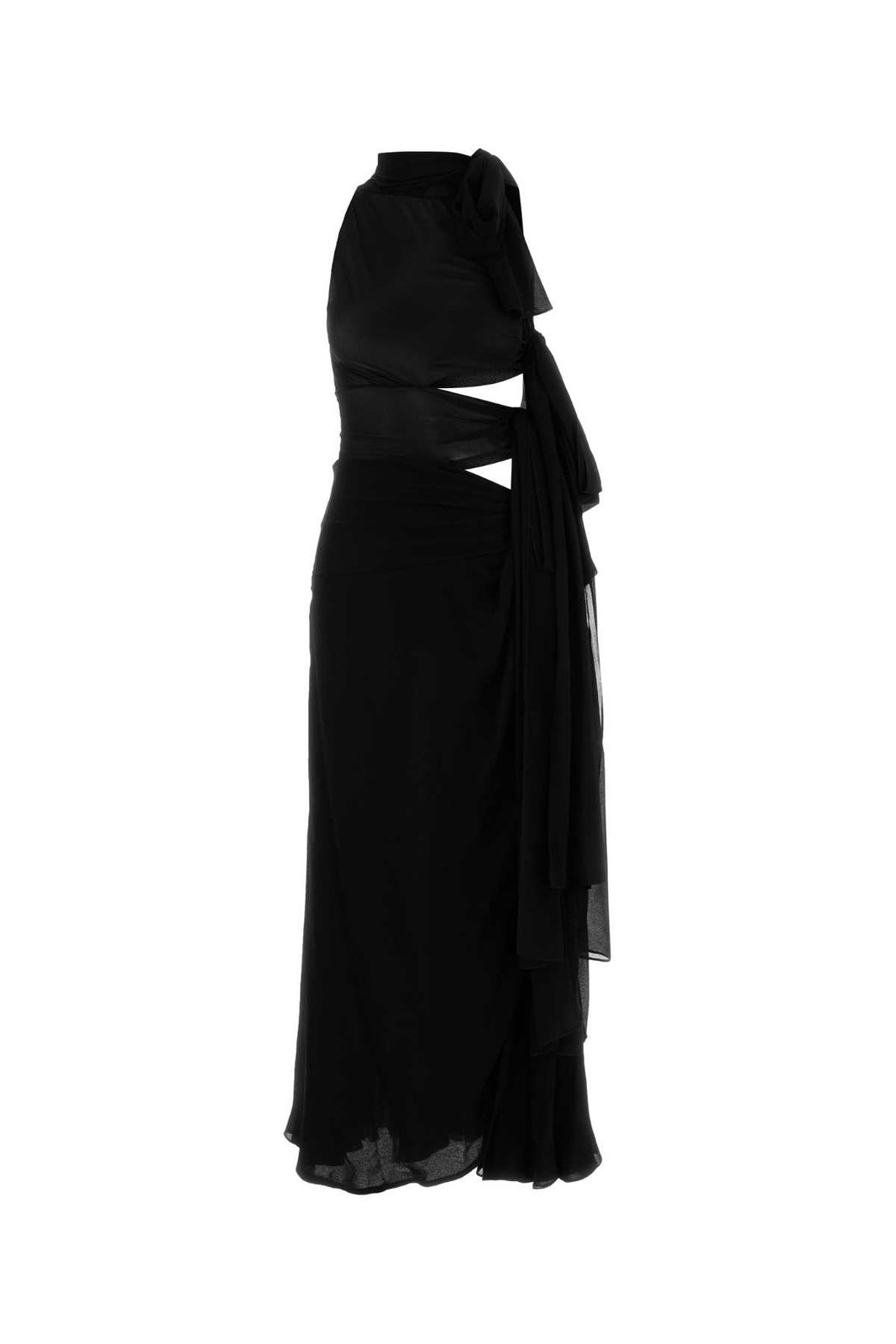 ALAIA Alaia Bow asym dress