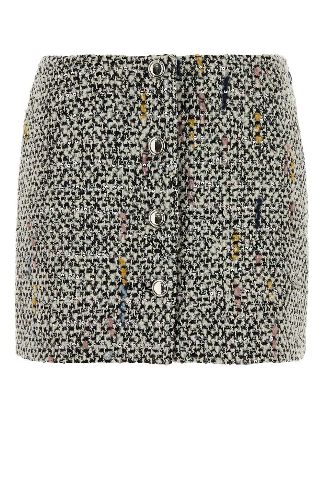 ALESSANDRA RICH Alessandra Rich Sequin tweed mini skirt