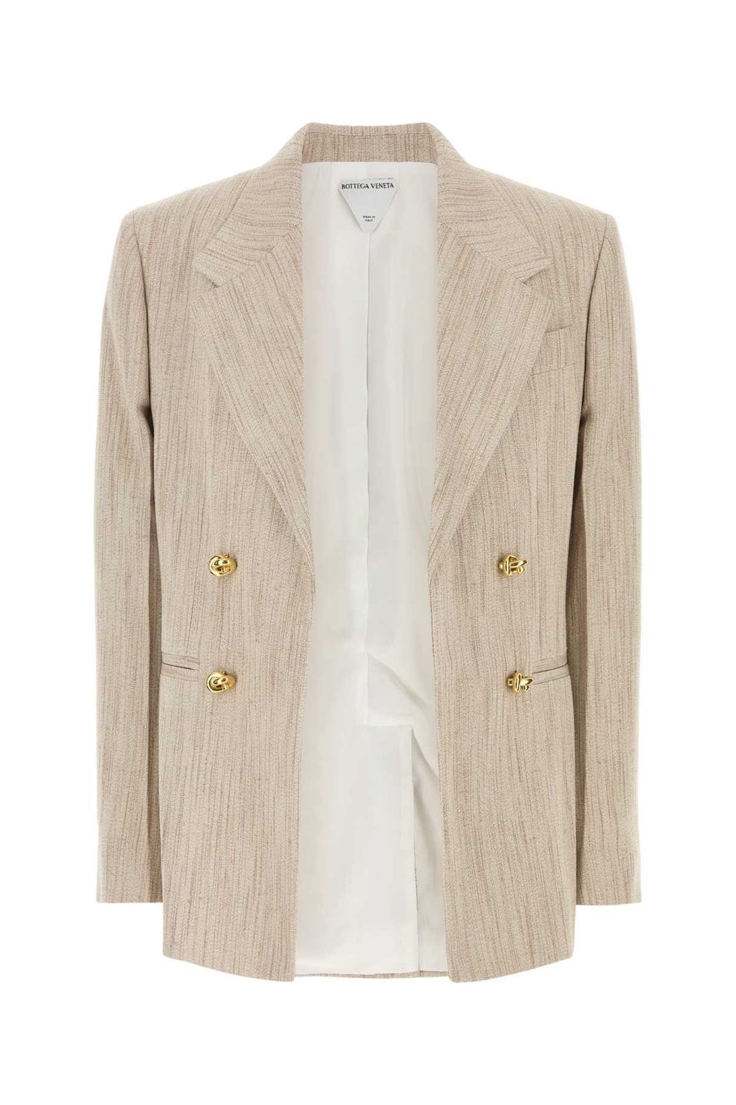 BOTTEGA VENETA Bottega Veneta Giacca fiammata bottoni knot oro