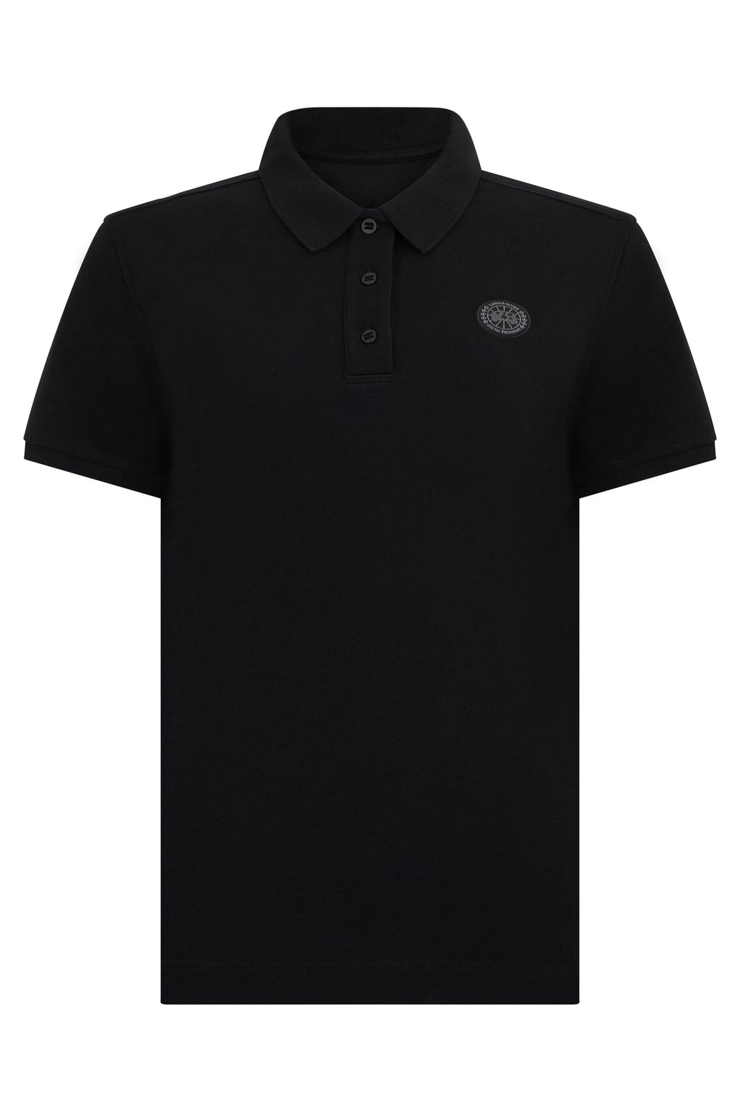 Canada Goose Canada Goose Black cotton polo with elegant logo