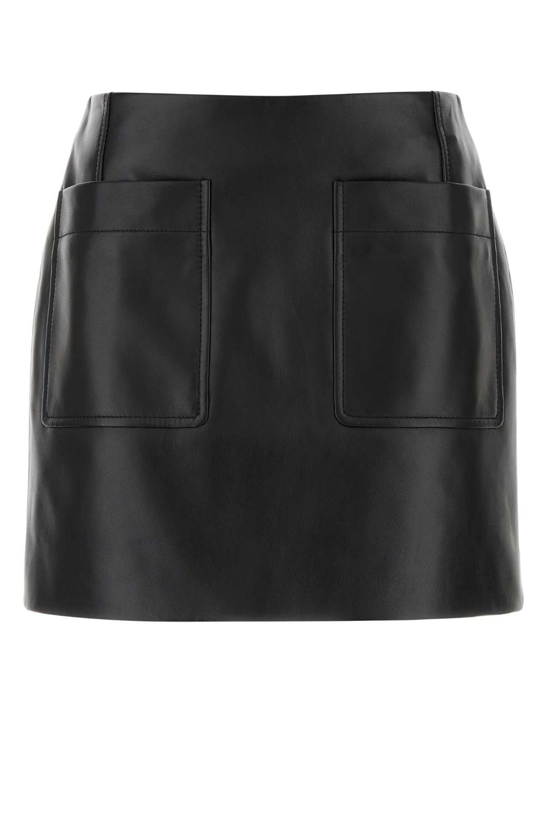 BOTTEGA VENETA Bottega Veneta Mw nappa leather mini skirt