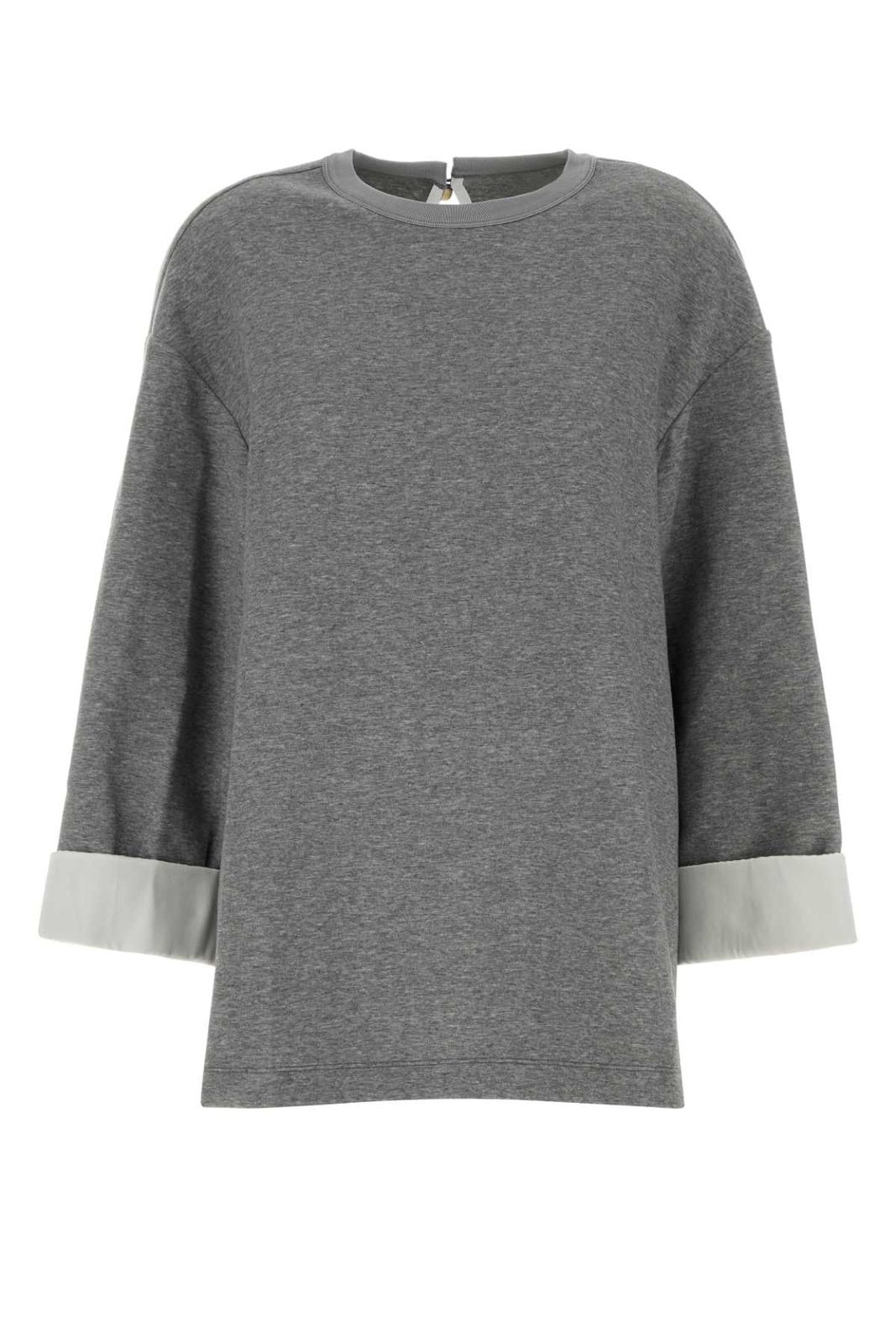 CARVEN Carven Jt305-silk cuff sweatshirt