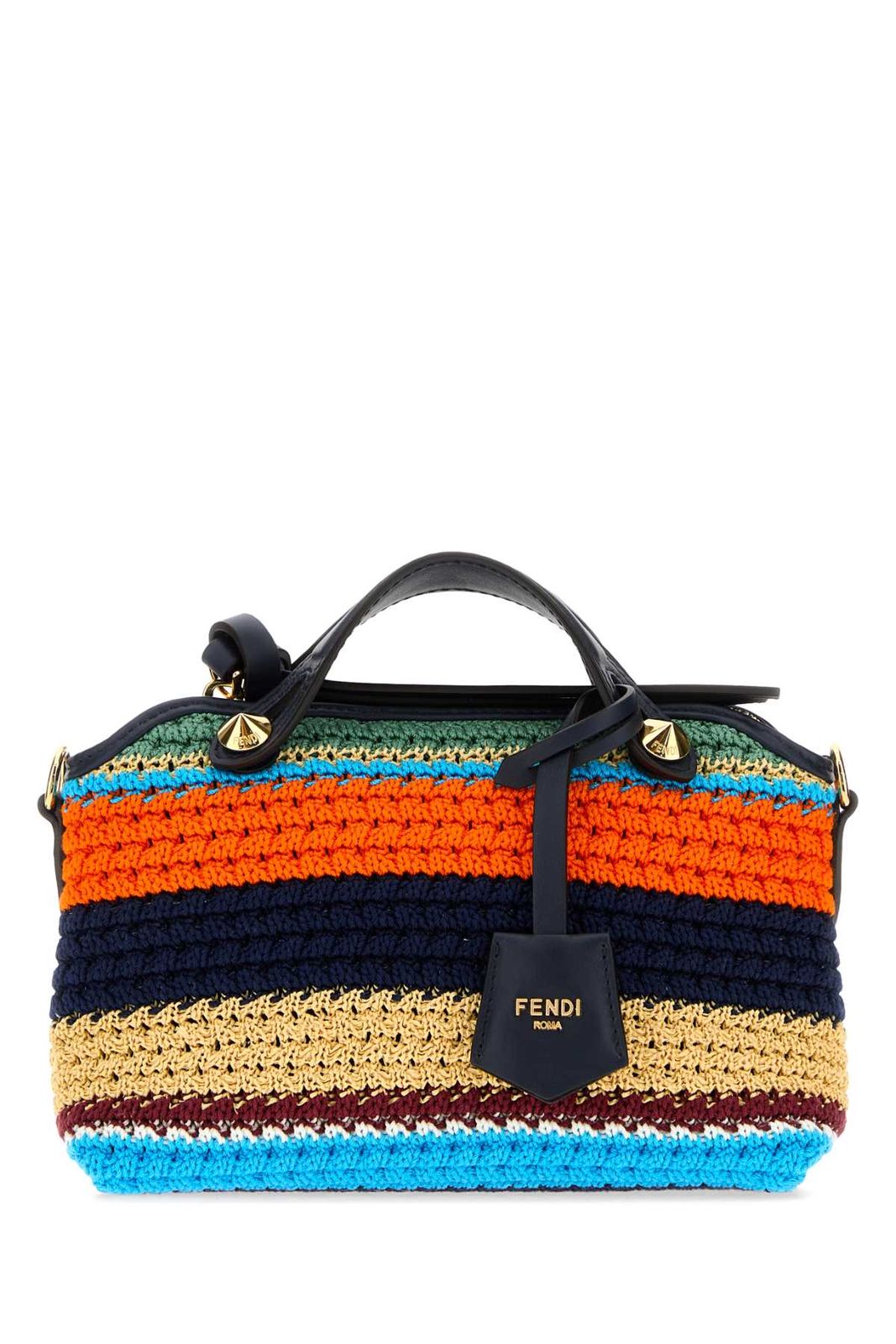 Fendi Mini by the way paglia righe/v