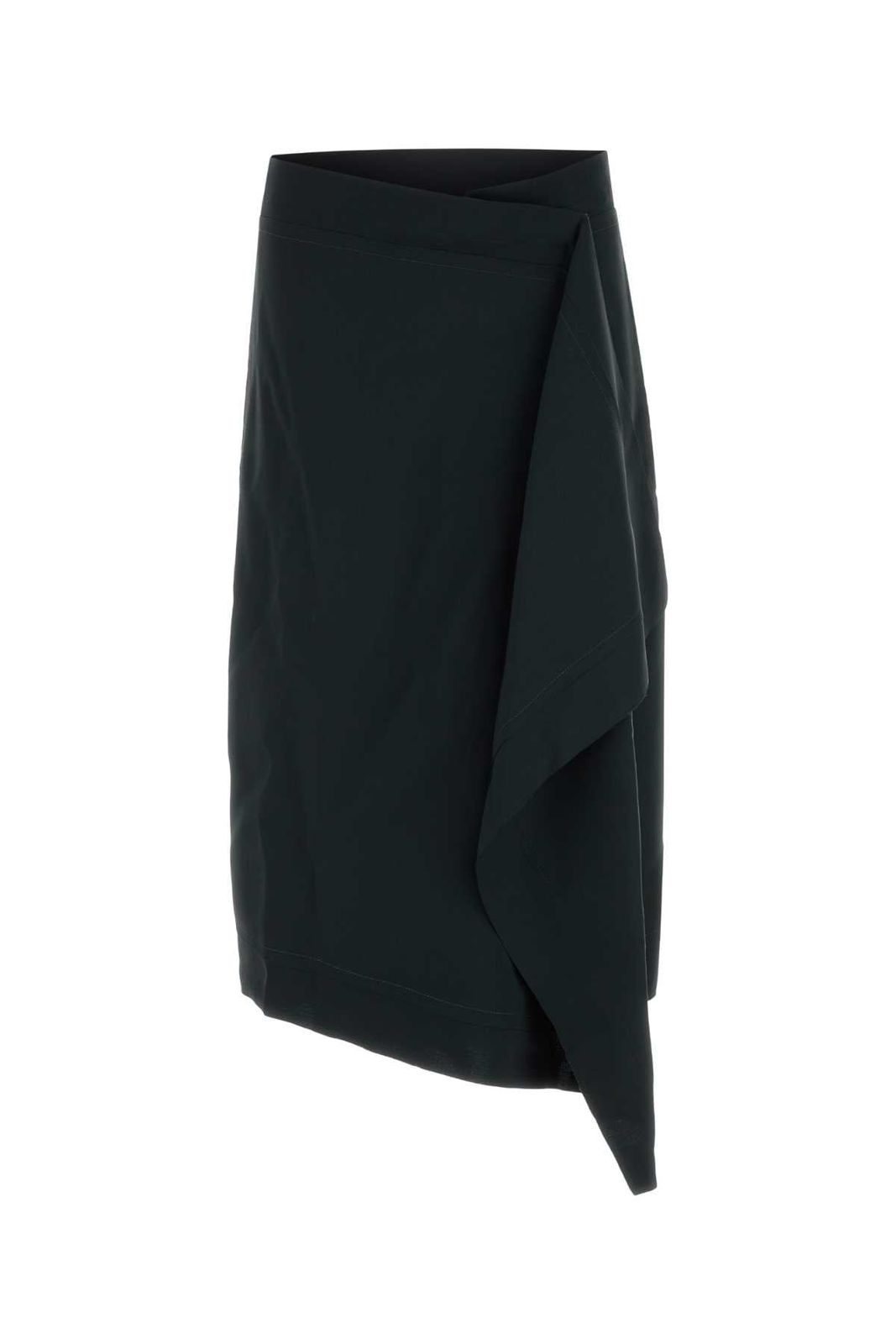 AMI Ami Tailored midi wrapped skirt