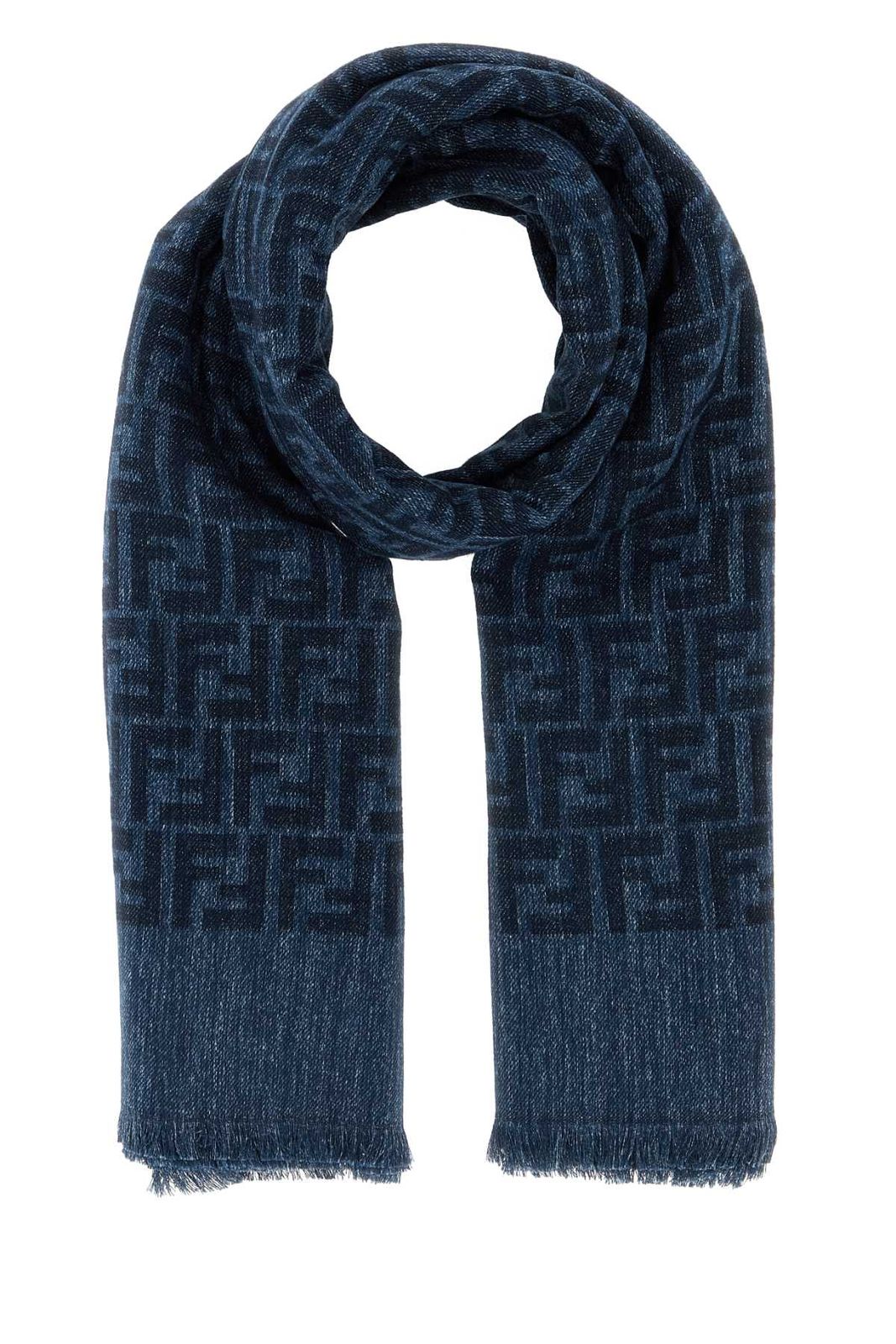 Fendi Scialle 140x140 ff denim