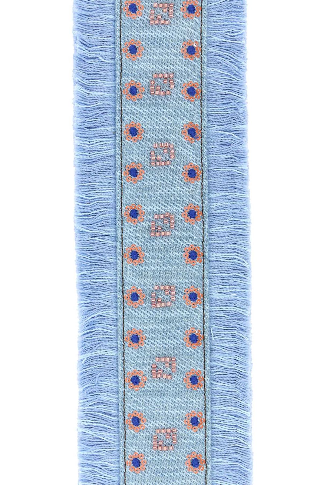 Fendi Shoulder strap denim bandana/