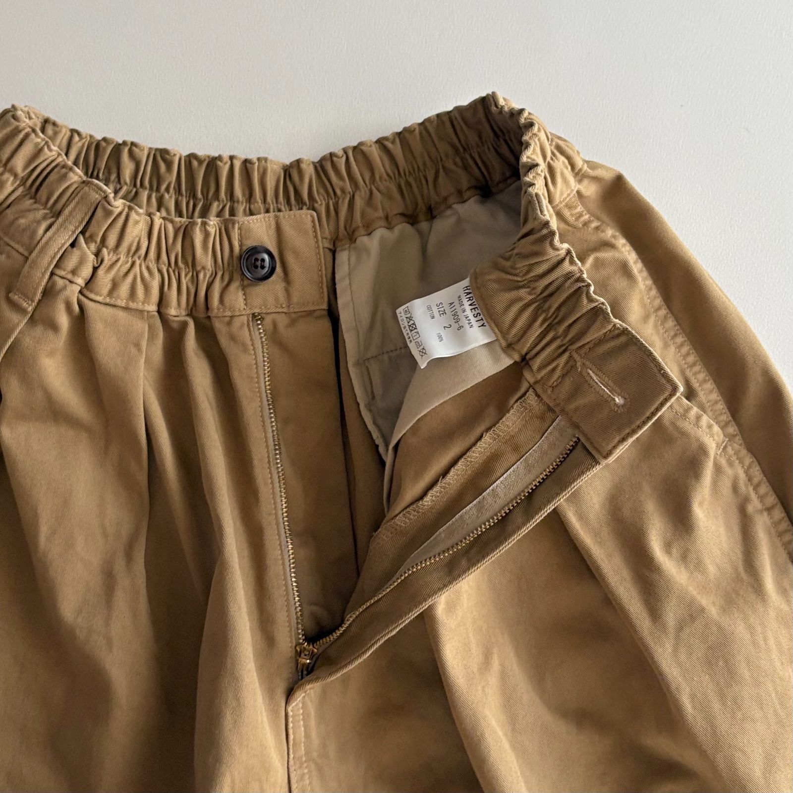 美品 / HARVESTY ハーベスティ / A11909 CIRCUS SHORT PANTS コットン