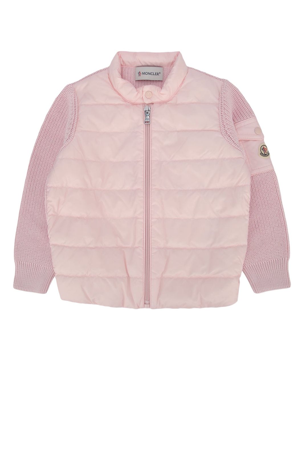 【新品・最安値】Moncler Jr Cardigan LIGHTPINK 正規品 ノースリーブ