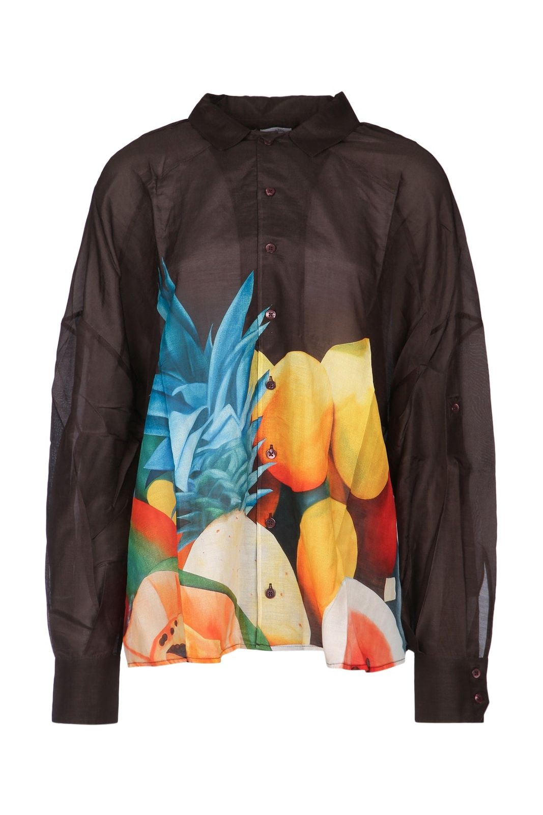 DONDE ESTEBAN Donde Esteban Salpicon long sleeve silk shirt