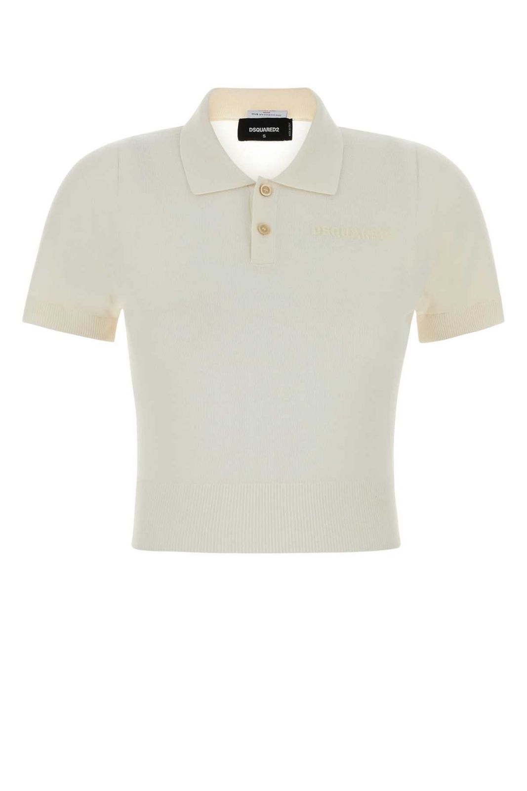 DSQUARED Dsquared Cropped knit polo