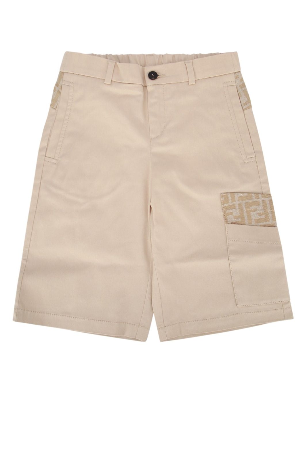 Fendi Kids Bermuda eavy gabardine