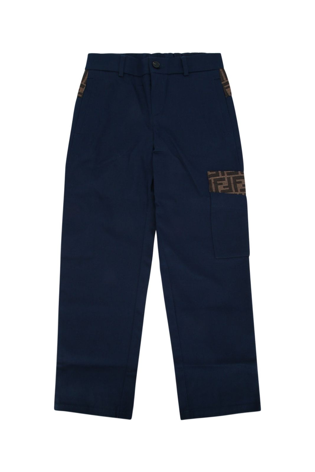 Fendi Kids Pantalone eavy gabardine