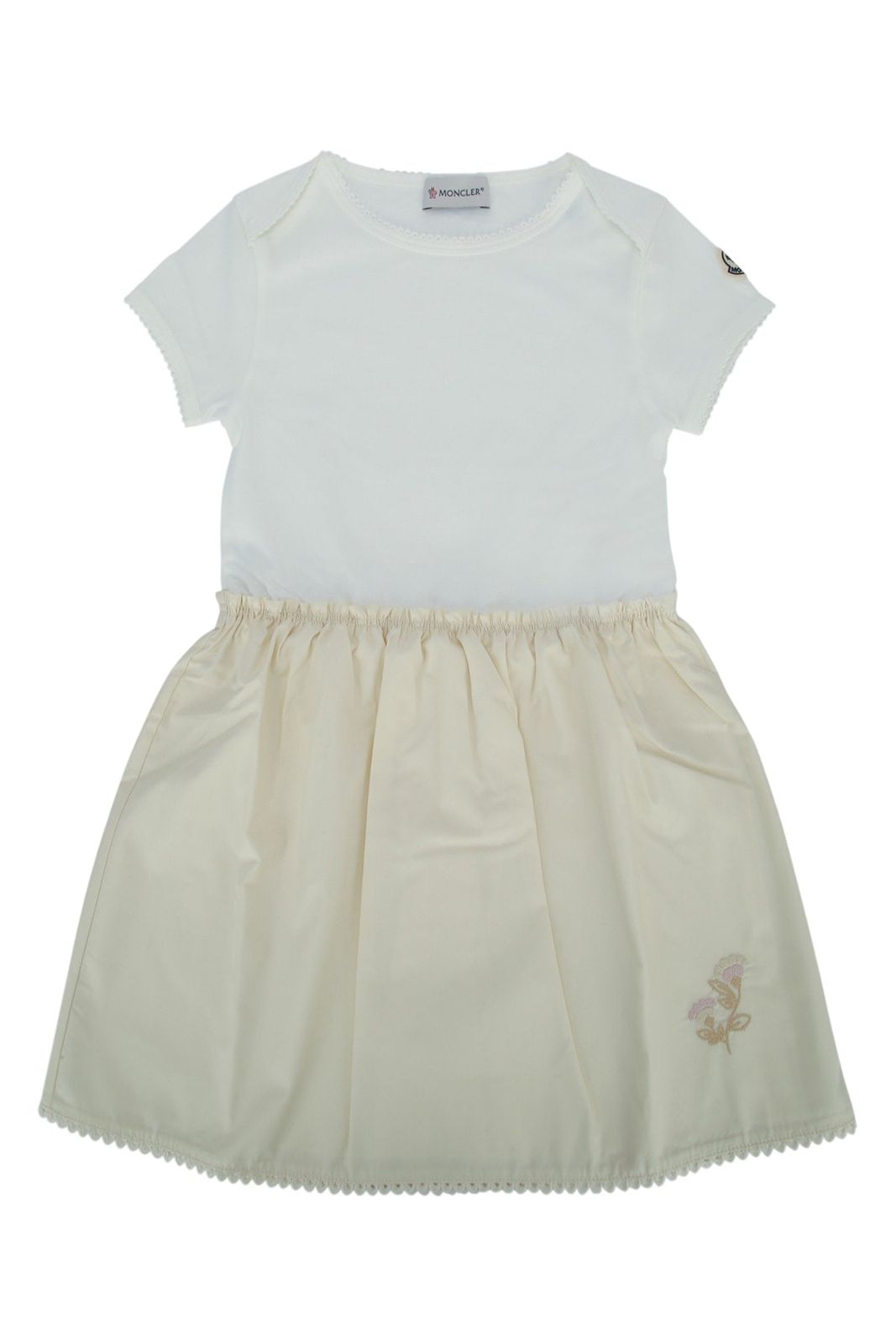 【新品・最安値】Moncler Jr Dress CREAM 正規品 その他