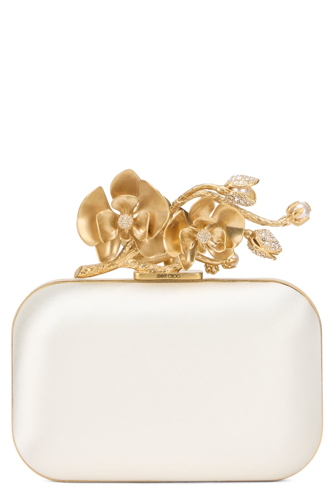 Jimmy Choo Clutch Cloud in satin