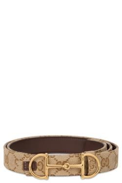 Gucci Reversible belt with monogram and buckle