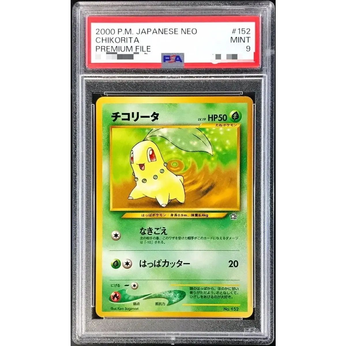 状態難/PSA9鑑定済〕チコリータ LV.19【-】{旧裏} - メルカリ