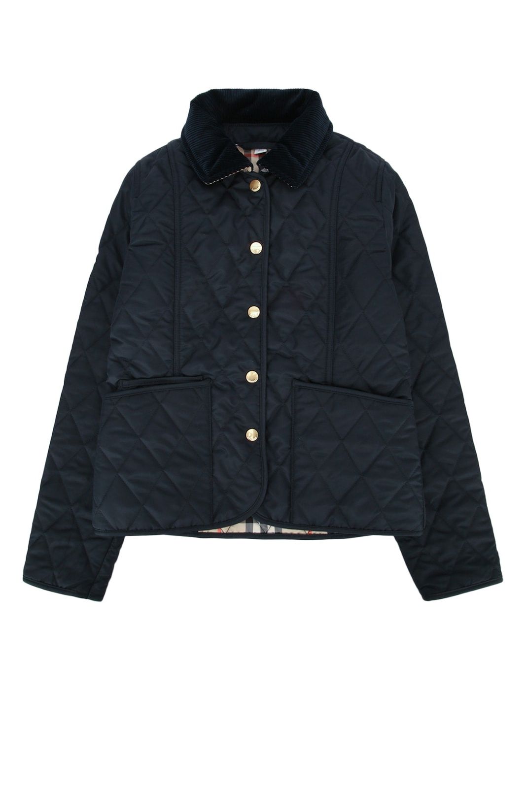【新品】Burberry Jr Kg6 erin Gジャン・デニムジャケット・カバーオール NAVY 新品未使用 正規品