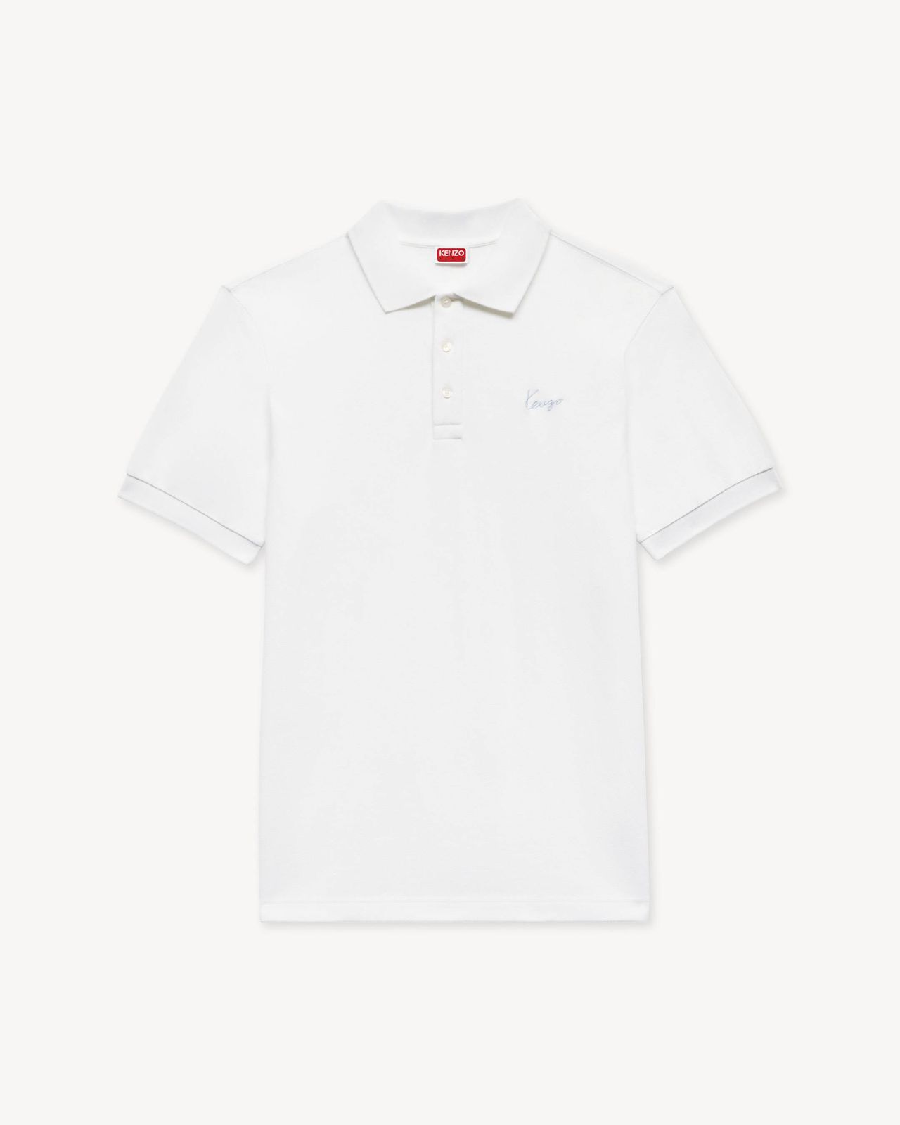 【新品】Kenzo signature slim polo ポロシャツ OFFWHITE 新品未使用 正規品