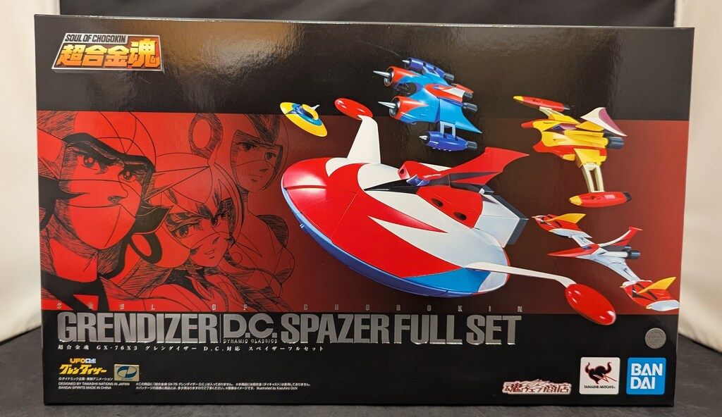 BANDAI SPIRITS 超合金魂 グレンダイザーD.C.対応 スペイザーフルセット GX76X3