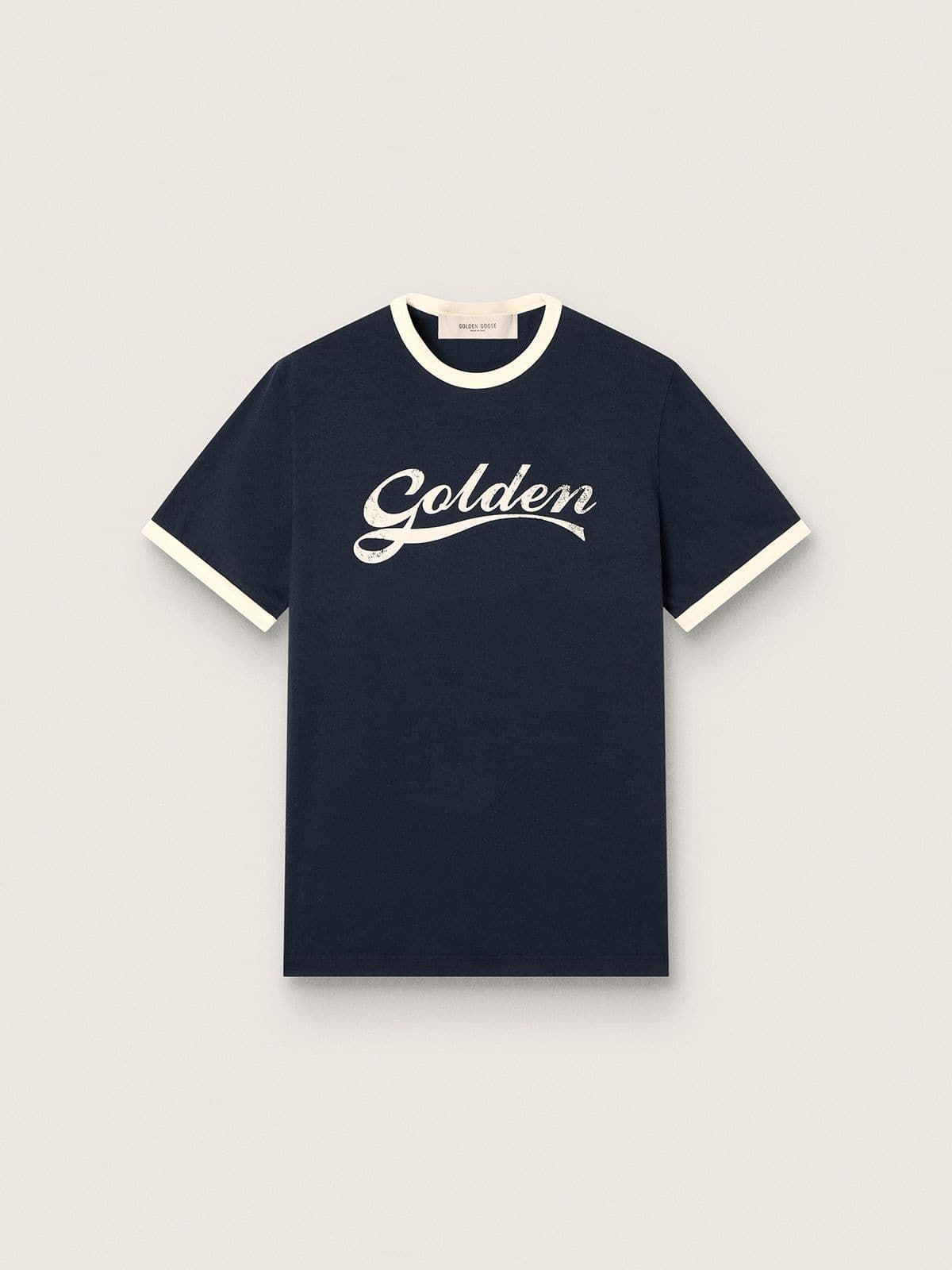 Golden Goose Deluxe Brand Journey m's garment dyed slim t-shirt knitted