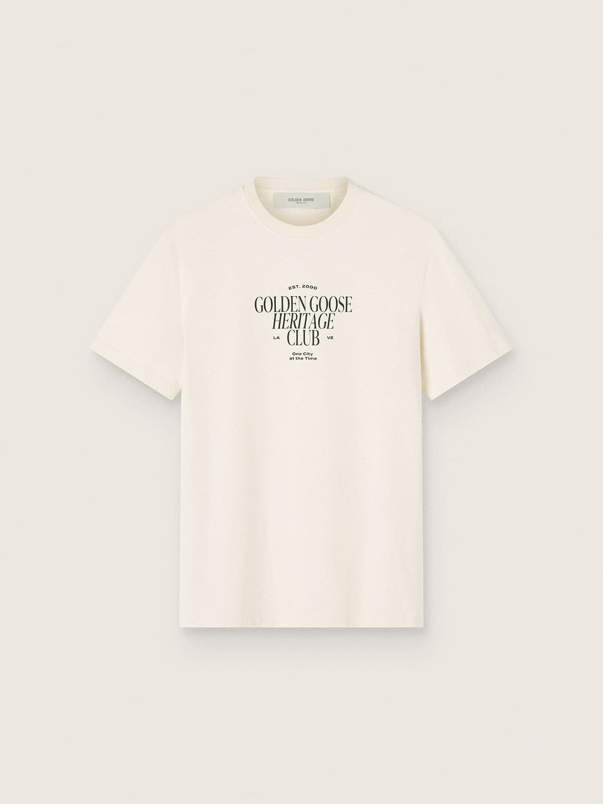 Golden Goose Deluxe Brand Journey m's t-shirt regular gauze cotton