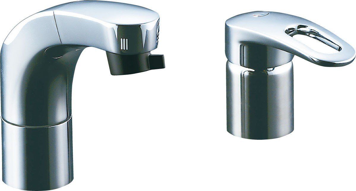★新品★LIXIL ( リクシル ) INAX ホース引出式 シングルレバー 混合水栓 RLF-682Y 一般地用 水栓 洗面 シャワー水栓 水道 蛇口 混合栓 節水 省エネ eb91315a